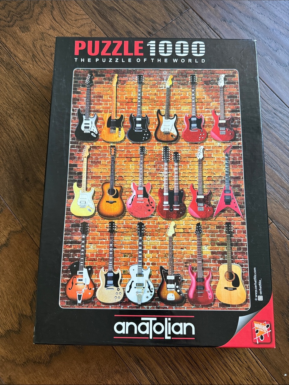 Anatolian 1000-Piece Guitar Rock Music Puzzle - Colorful Guitar Collection